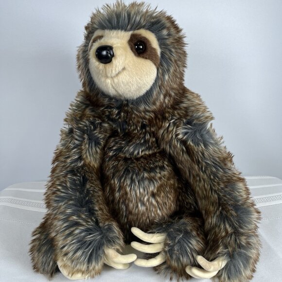 Douglas Sylvie The Sloth Plush 14” Realistic Stuffed Animal Kid Baby Toy #309 - Picture 1 of 8